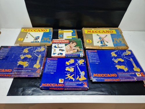 Lot boite meccano ancienne - boite,