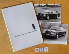 ROLLS ROYCE BENTLEY Dossier Presse 10/1994 2 photos Flying Spur Turbo S Fr