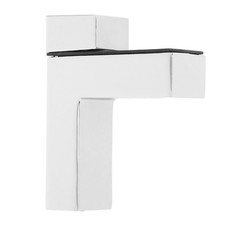  Surface Brossée Équerres Pour Étagères Support De La Plate-forme En Verre