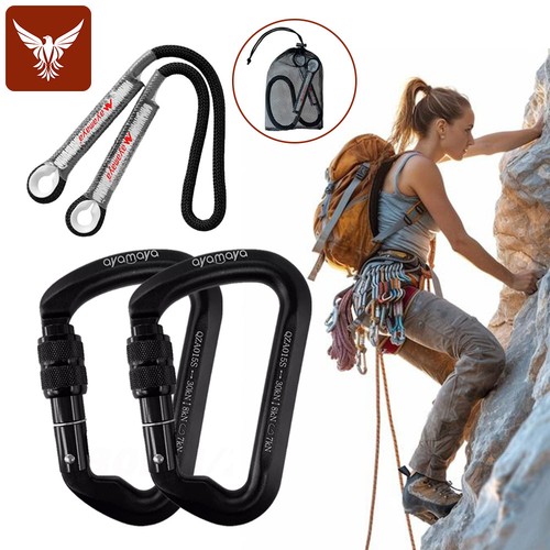 30kn locking ring carabiner - 30kn,