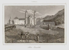 Einsiedeln Monastère Original Table en Acier 1850