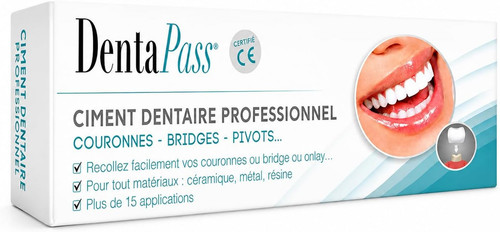 Ciment dentaire colle - ciment,
