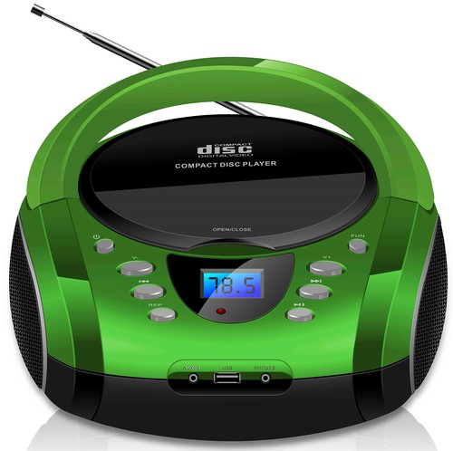 Boombox portable r usb - boombox, cd/cd-r