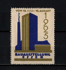 SWITZERLAND 1925 ESSEN Poster Stamp Cinderella Vignette Reklamemarke 