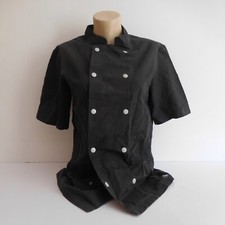 Chemise vêtement cuisine noir MOLINEL taille O made in Vietnam vintage N4296