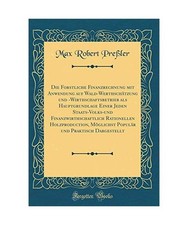 Die Forstliche Finanzrechnung