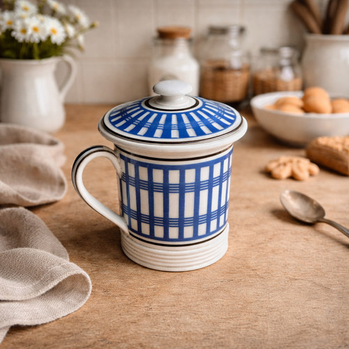 Tasse ancienne couverte d - –,