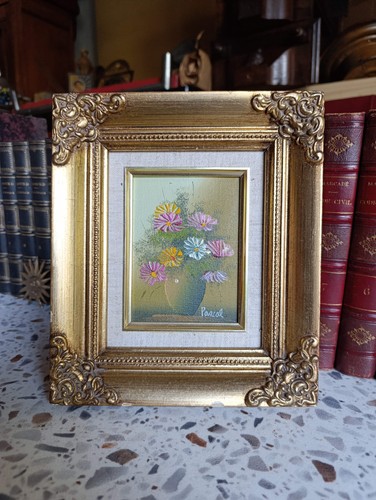 Petit tableau original - , signé