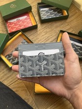 porte carte goyard - gris -