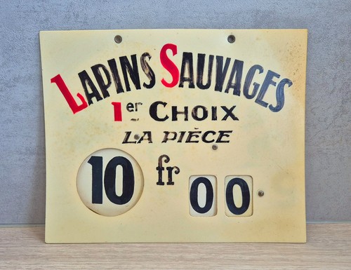 Rare étiquette boucherie - de,