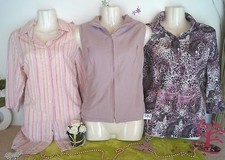 Lot vêtements occasion femme : Chemisiers, Veste " Etam " - T : 40