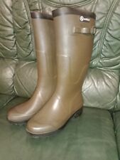 bottes Aigle vertes doublées néoprène P40
