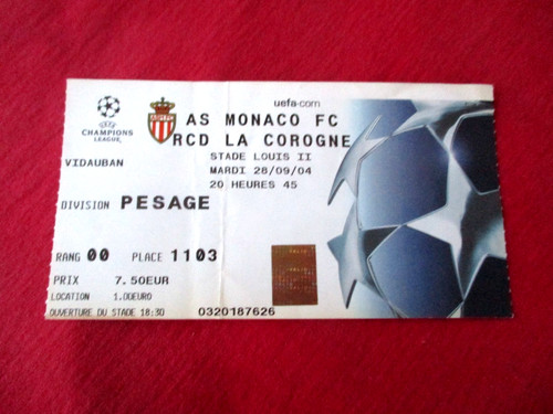 Ticket billet football - ticket,