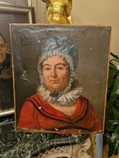 Ancienne Peinture Huile Sur