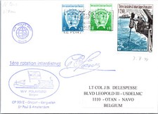 TAAF 3.8.1999 M/V Polarbird Bergen 974 Le Port Reunion Carottage En Mer - L41832