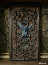 Bas Relief En Bois Sculpté À