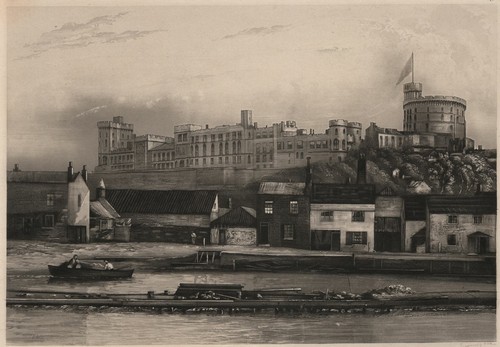Daguerréotype vue château - du,