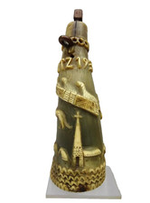 rare corne à jus de tabac de