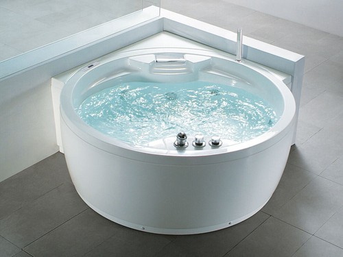 Ronde whirlpool baignoire avec - whirlpool,
