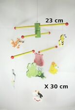 mobile en bois avec animaux,campagne,chambre bébé, enfant, décoration  G1