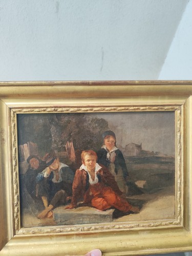 Huile sur toile tableau - huile,