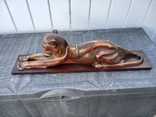 Sculpture animaliere panthere - sculpture,