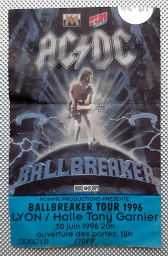 Ticket billet used - ticket, place