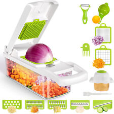 14 In 1 Fruit Vegetable Slicer Cutter Food Onion Veggie Dicer Chopper Kitchen