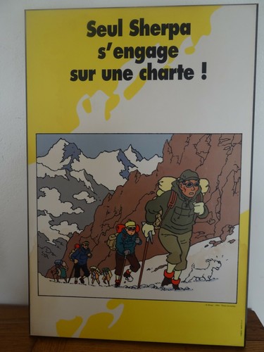 Rare affiche publicitaire - rare,