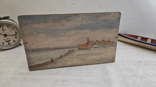 Peinture sur panneau bois - ,