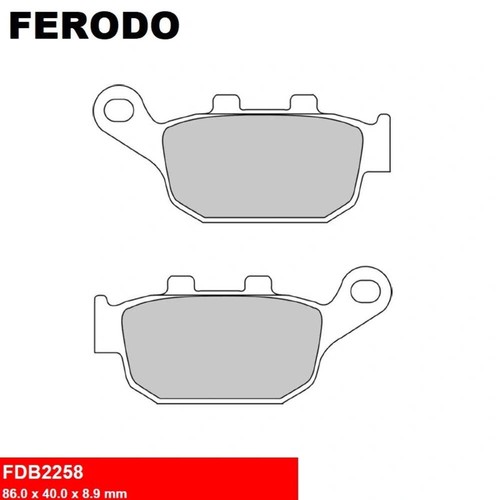 Plaquettes ferodo frein - de,