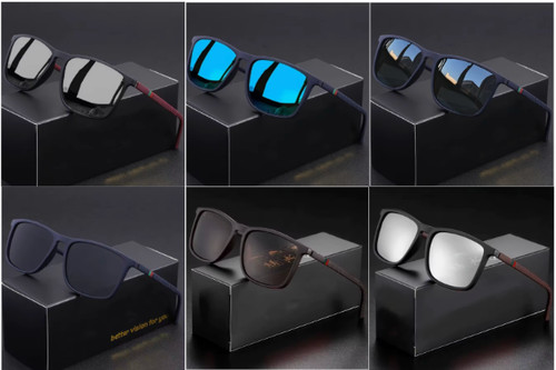 Lunettes soleil rectangle - lunettes, de