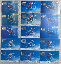 15 télécartes XVIème Jeux Olympiques Hiver Alberville 92 Ski Patin Hockey Glace