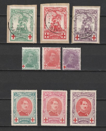 Belgique yvert 126 134 - -, n°