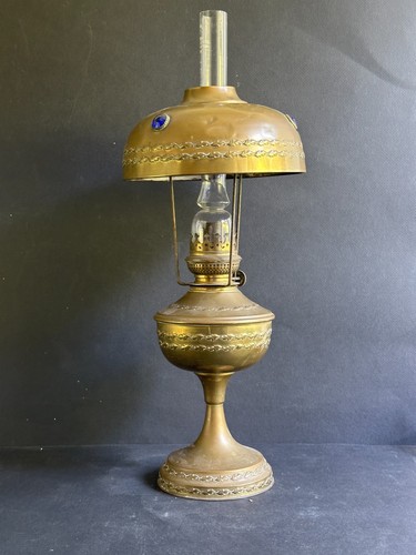 Lampe pétrole laiton - lampe,