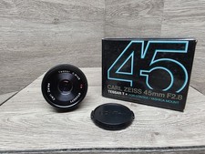 Contax Carl Zeiss Tessar T* 45mm f2.8 AEJ C/Y Mount Pancake MF Lens from JAPAN