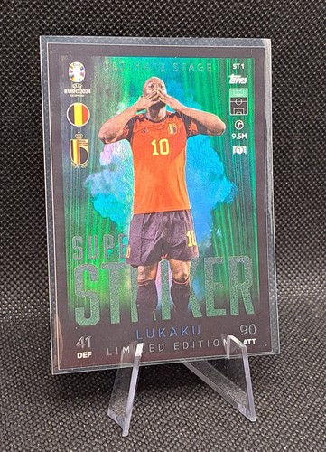 Lukaku card belgium - card,