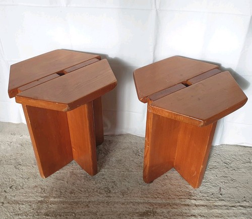 Rare tabouret pieds - 2,