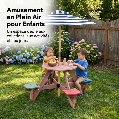 Table ronde pour enfants - , avec