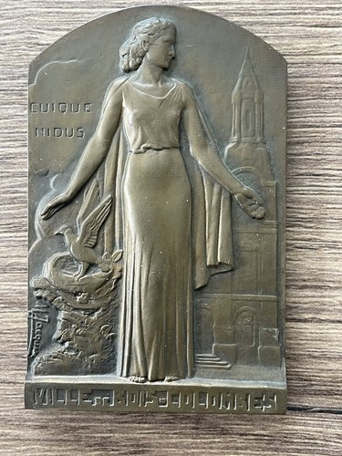 Ancienne médaille plaque