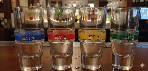 Lot verres pastis - 4, 51