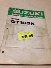 Suzuki GT185K GT 185 K GT185 parts liste catalogue pièce détachée  ed. 73