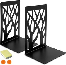 Serre Livre, Presse Livre en Métal, 1 Paire Cale Livre, Bloc Livre pour Étagère,