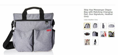 Skip hop messenger diaper - messenger, bag