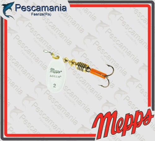 Mepps spoon aglia white - mepps,