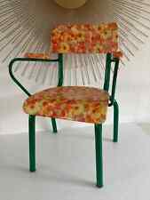 1 ⚜️ Ancienne Petite Chaise Enfant en Métal Vintage