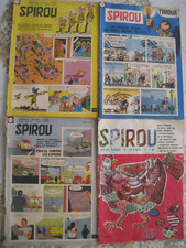 Lot de 4 Magazines SPIROU de