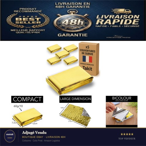 Takit couverture survie - couverture,