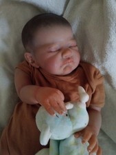 bébé reborn endormi Léo