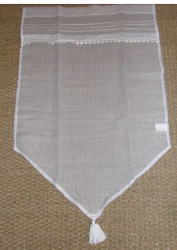 Rideau voilage 60x90cm blanc